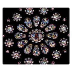 Photo Chartres Notre Dame Premium Plush Fleece Blanket (small)