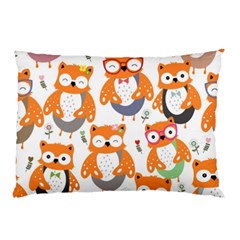 Cute Colorful Owl Cartoon Seamless Pattern Pillow Case by Apen