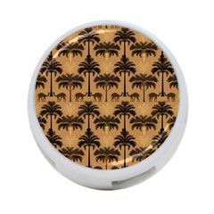 Camel Palm Tree Patern 4-port Usb Hub (one Side) by Jatiart