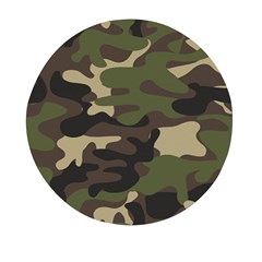 Texture Military Camouflage Repeats Seamless Army Green Hunting Mini Round Pill Box (pack Of 3) by Ravend