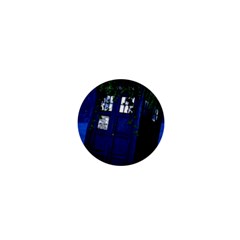 Stuck Tardis Beach Doctor Who Police Box Sci-fi 1  Mini Magnets by Cendanart