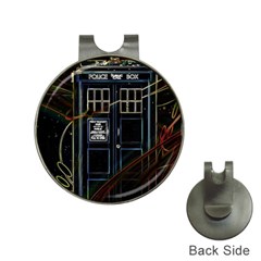 Tardis Doctor Who Magic Travel Macine Fantasy Hat Clips With Golf Markers by Cendanart