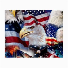 United States Of America Images Independence Day Small Glasses Cloth (2 Sides) by Ket1n9