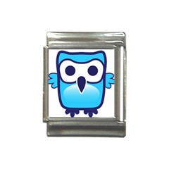 Owl Logo Clip Art Italian Charm (13mm) by Ket1n9