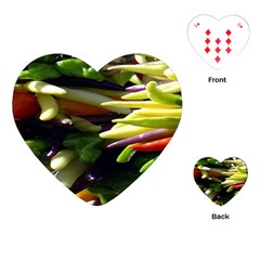 Bright Peppers Playing Cards Single Design (heart) by Ket1n9