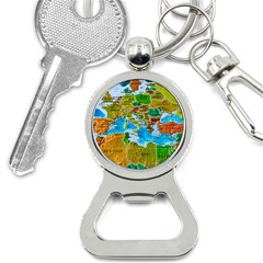 World Map Bottle Opener Key Chain by Ket1n9