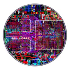 Technology Circuit Board Layout Pattern Wireless Fast Charger(white) by Ket1n9