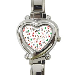 Christmas Heart Italian Charm Watch by saad11