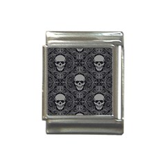 Dark Horror Skulls Pattern Italian Charm (13mm) by Ket1n9