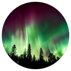 Aurora Borealis Northern Lights Round Trivet by Ket1n9