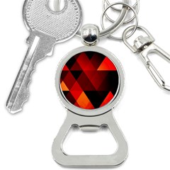 Abstract Triangle Wallpaper Bottle Opener Key Chain by Ket1n9