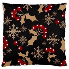 Dinosaur Colorful Funny Christmas Pattern Large Cushion Case (two Sides) by Ket1n9