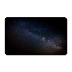 Cosmos Dark Hd Wallpaper Milky Way Magnet (rectangular) by Ket1n9