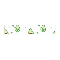 Cute Seamless Pattern With Avocado Lovers Premium Plush Fleece Scarf (mini)