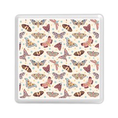 Pattern With Butterflies Moths Memory Card Reader (square) by Ket1n9