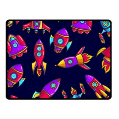 Space Patterns Fleece Blanket (small)