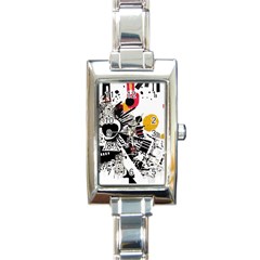 You Wanna Know The Real Me? Rectangle Italian Charm Watch by essentialimage