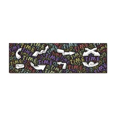Time Nonlinear Curved Undirected Sticker (bumper)