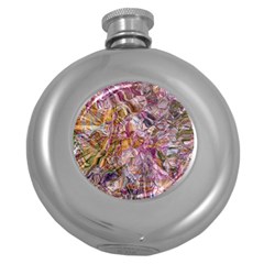 Abstract Flow Vi Round Hip Flask (5 Oz)