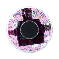 Beautiful Cute Animals Pattern Pink On-the-go Memory Card Reader by Grandong