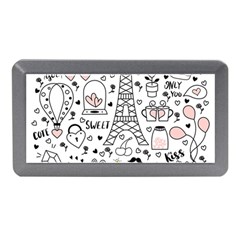 Big Collection With Hand Drawn Objects Valentines Day Memory Card Reader (mini) by Bedest