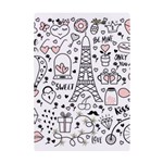 Big Collection With Hand Drawn Objects Valentines Day A5 Acrylic Clipboard Back