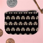 Adorable Dachshunds Dog Black Print Mini Coin Purse Back