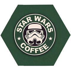 Stormtrooper Coffee Wooden Puzzle Hexagon by Cendanart