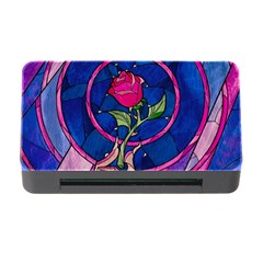 Enchanted Rose Stained Glass Memory Card Reader With Cf by Cendanart