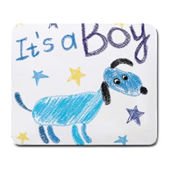 It s A Boy Large Mousepad by morgunovaart