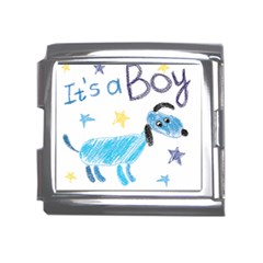 It s A Boy Mega Link Italian Charm (18mm) by morgunovaart