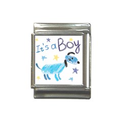 It s A Boy Italian Charm (13mm) by morgunovaart