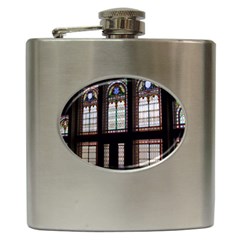 Stained Glass Window Krotoszyn Hip Flask (6 Oz) by Cendanart