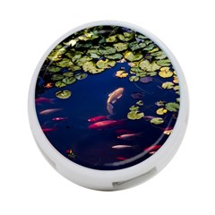 Koi Fish Carp 4-port Usb Hub (one Side) by Cemarart