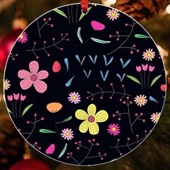 Beautiful Flower Plants Aesthetic Secret Garden Uv Print Acrylic Ornament Round by Grandong