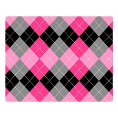 Seamless Argyle Pattern Two Sides Premium Plush Fleece Blanket (large) by Grandong