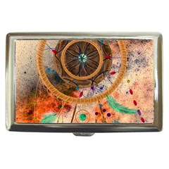 Dream Catcher Colorful Vintage Cigarette Money Case by Cemarart