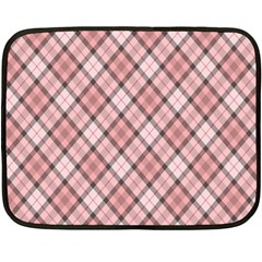 Pink Burberry, Abstract Fleece Blanket (mini) by nateshop