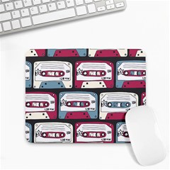 Music Symbols Rock Music Seamless Pattern Small Mousepad by Ndabl3x