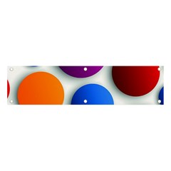 Abstract Dots Colorful Banner And Sign 4  X 1 