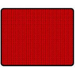 Ed Lego Texture Macro, Red Dots Background, Lego, Red Fleece Blanket (medium) by nateshop