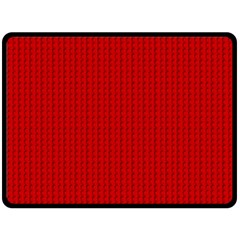 Ed Lego Texture Macro, Red Dots Background, Lego, Red Fleece Blanket (large) by nateshop