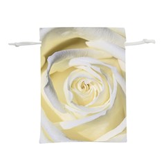 White Roses Flowers Plant Romance Blossom Bloom Nature Flora Petals Lightweight Drawstring Pouch (s) by Proyonanggan