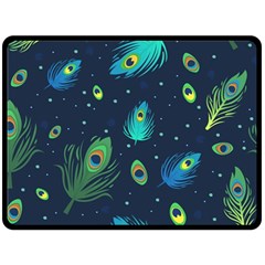 Feather, Bird, Pattern, Fleece Blanket (large) by nateshop