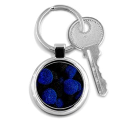 Berry, One,berry Blue Black Key Chain (round) by nateshop