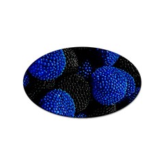 Berry, One,berry Blue Black Sticker Oval (100 Pack) by nateshop