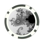 Males Mandelbrot Abstract Almond Bread Poker Chip Card Guard (10 pack) Front