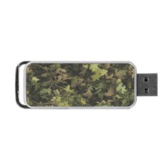 Flowers Pattern Flora Portable Usb Flash (two Sides) by Ndabl3x