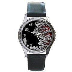 Himalaya Nature Mountain Round Metal Watch