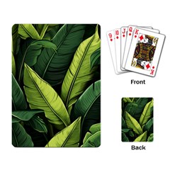 Banana Leaves Pattern Playing Cards Single Design (rectangle) by goljakoff